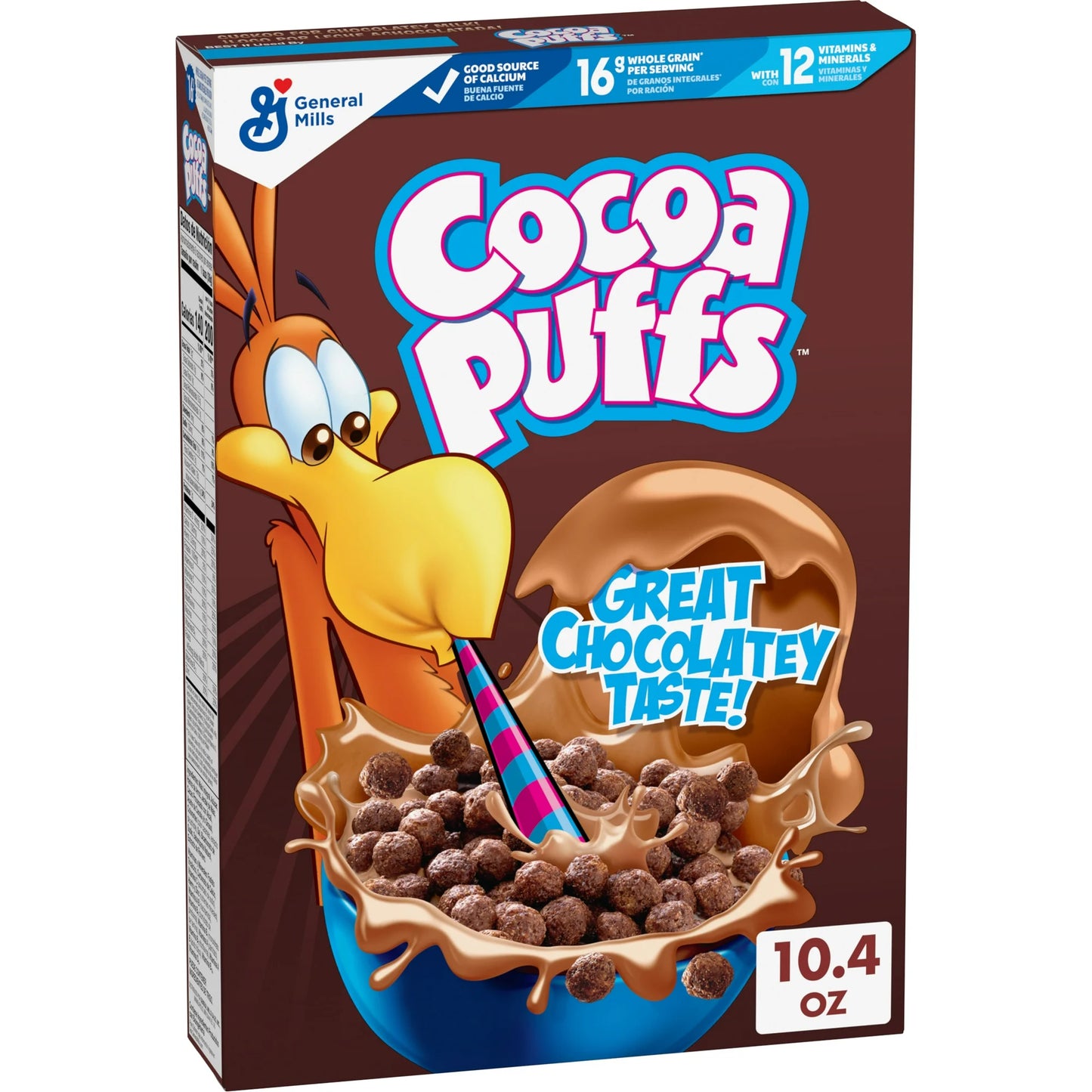 Cocoa Puffs, Chocolate Breakfast Cereal, Whole Grains