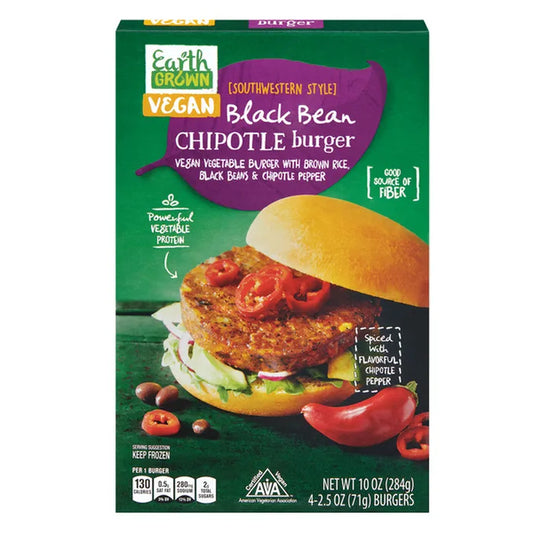 Earth Grown Black Bean Burger