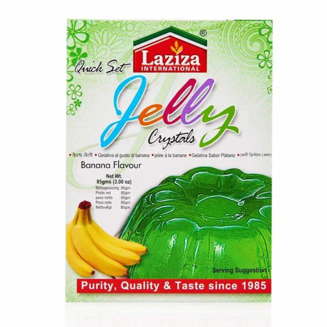 Laziza Jelly Crystals (Banana Flavour)