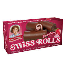 Little Debbie Swiss Rolls (Strawberry)