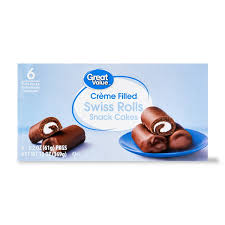 Cream Filled Swiss Rolls (Snack Cakes)