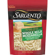 Sargento Whole Milk Mozzarella Shredded Cheese