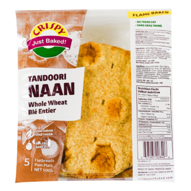 Crispy Tandoori Naan (Whole Wheat)