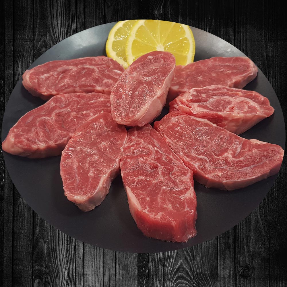 Hand Cut Zabiha Halal Beef Boneless Shank Slices